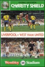 1980 CHARITY SHIELD - LIVERPOOL v WEST HAM